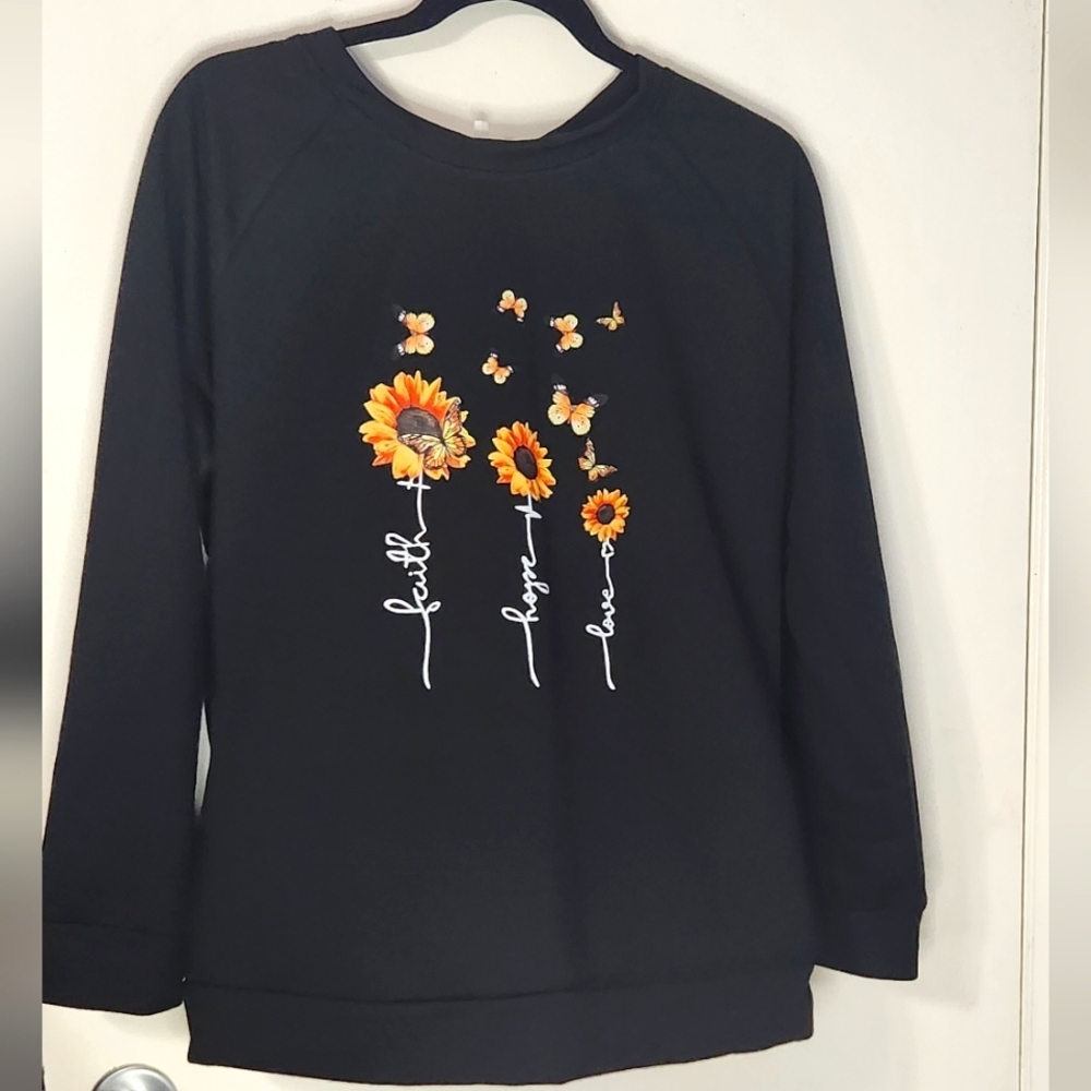 NWOT Black Long-Sleeved T-Shirt